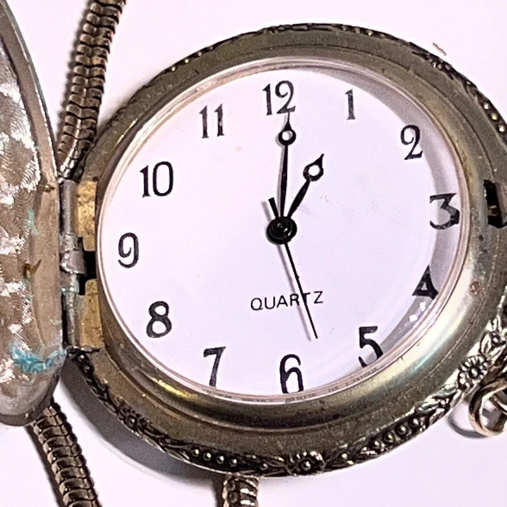 Henry V Antimagnetic Pocket Watch Antique Automobile Car Chain Fob Embossed